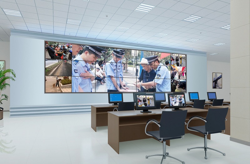 液晶拼接屏安裝效果 液晶拼接屏安裝效果